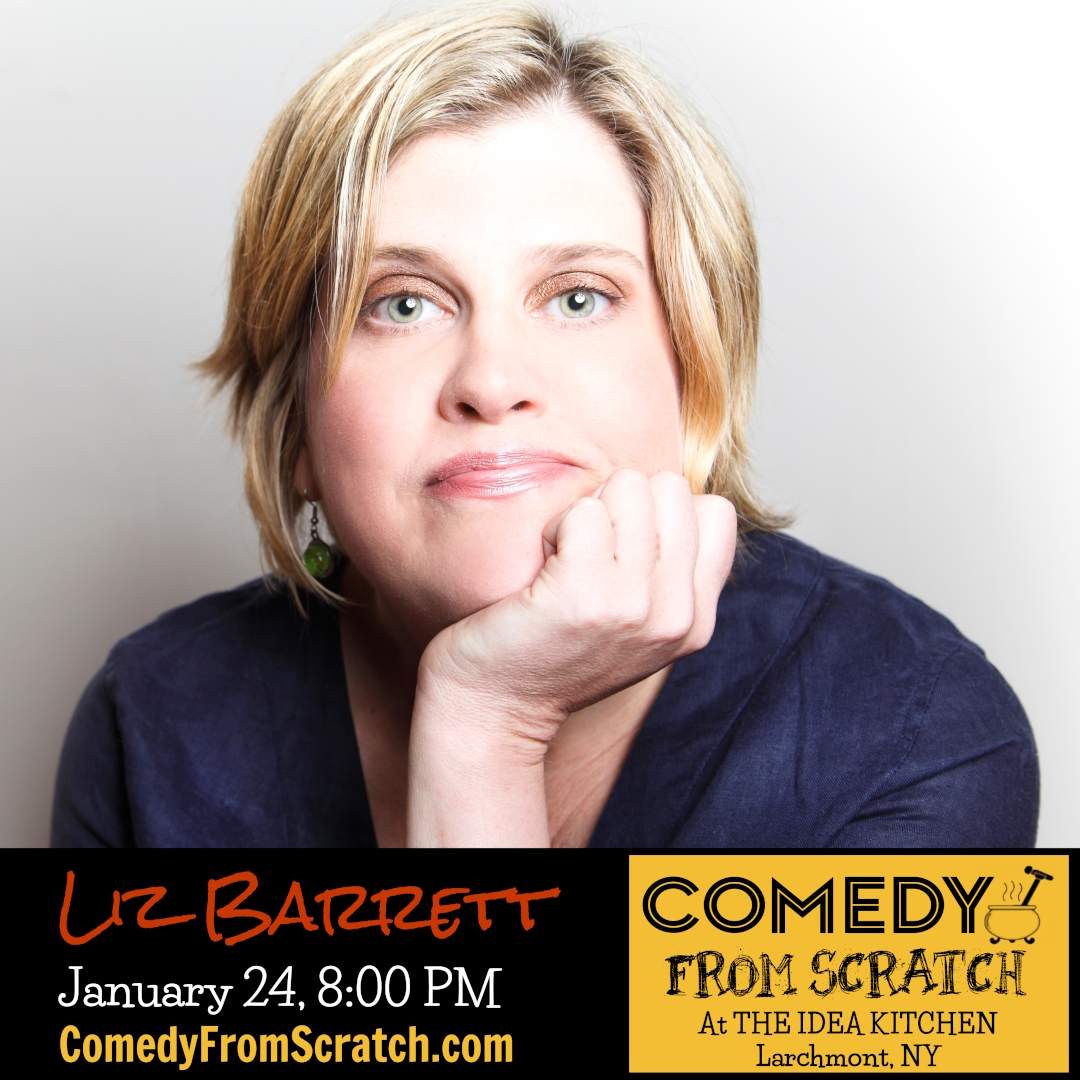 Headshot of Liz Barrett, Comedy From Scratch, Best of Westchester Comedy Show