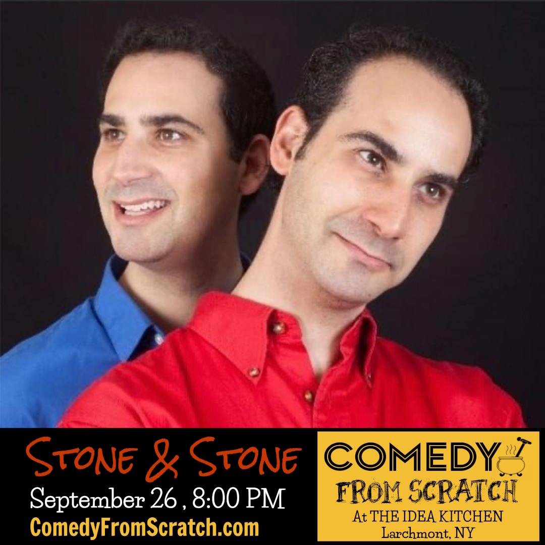 Headshot of Stone and Stone, Comedy From Scratch, Best of Westchester Comedy Show